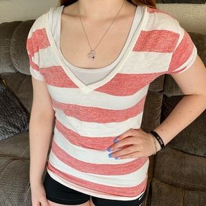 vintage american eagle striped tee